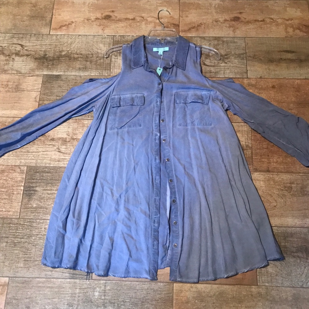 Denim Color Dress Size Large